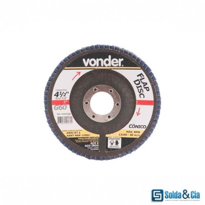 FLAP DISC 4 1/2 GR80 - VONDER
